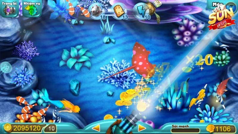 Bắn cá đổi thưởng là phiên bản trực tuyến của trò chơi bắn cá truyền thống