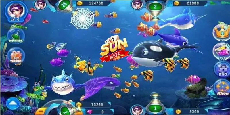 Các thao tác tham gia bắn cá tại cổng game Sunwin